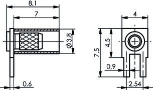Telegärtner Kabelwinkelanschluß LPT AU 100021307