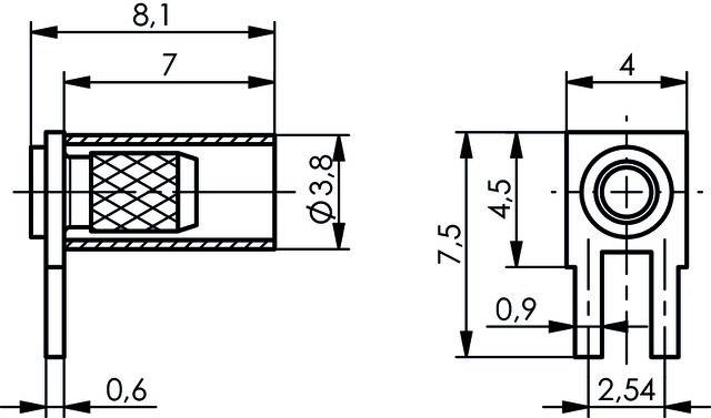 Telegärtner Kabelwinkelanschluß LPT AU 100021307