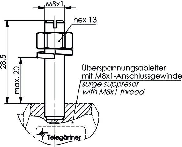 Telegärtner Befestigungssatz 100022641