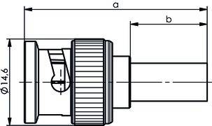 Telegärtner BNC-Kabelstecker 100023457