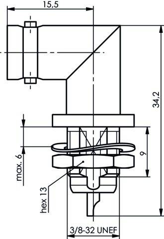 Telegärtner BNC-Winkelkabeleinb. 100023409