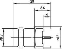 Telegärtner BNC-Buchse für LTP 100023416