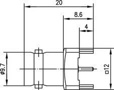 Telegärtner BNC-Buchse für LTP 100023416