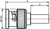 Telegärtner BNC-Kabelstecker 100027453