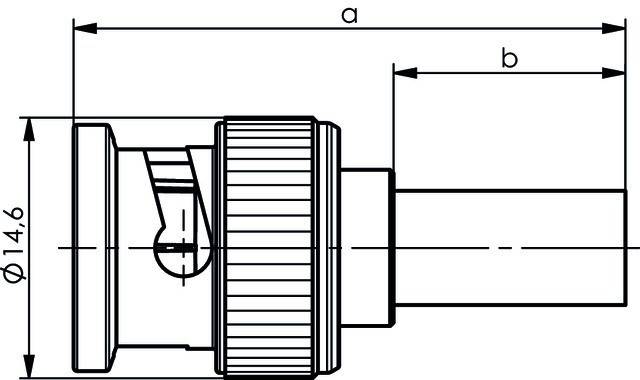 Telegärtner BNC-Kabelstecker 100023450