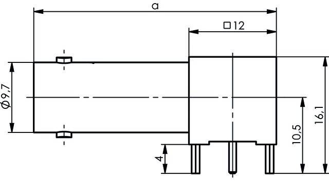 Telegärtner BNC-Winkelbuchse 100023541