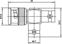Telegärtner BNC T-Stück (F-M-F) 100023587