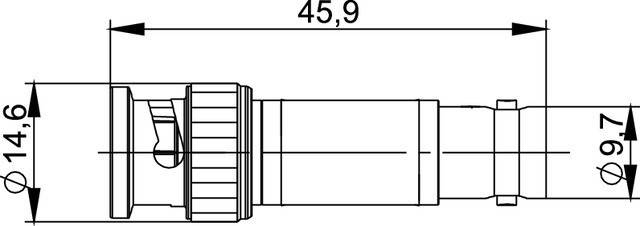 Telegärtner BNC-Dämpfungsglied 20 dB 100023621