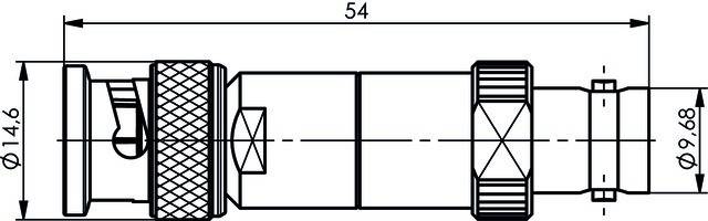 Telegärtner BNC-Durchgangsabschluss 100023616