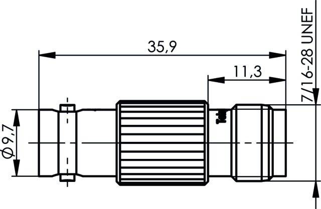 Telegärtner Adapter BNC-TNC (F-F) 100023635