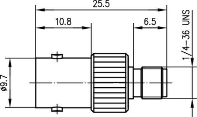 Telegärtner Adapter BNC-SMA (F-F) 100023639