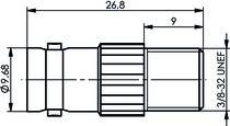 Telegärtner Adapter BNC-F (F-F) 100023640