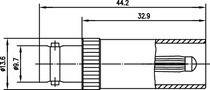 Telegärtner Adapter BNC-4/13 (F-M) 100023667