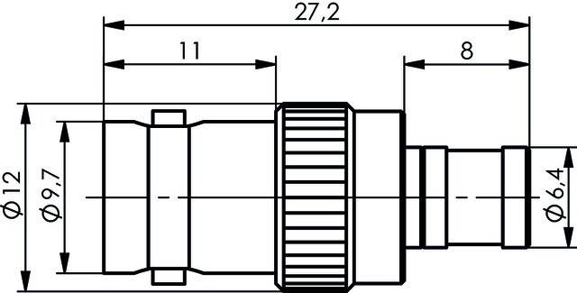 Telegärtner Adapter BNC-SMB (F-F) 100023686