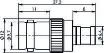 Telegärtner Adapter BNC-SMB (F-F) 100023686