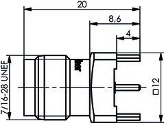 Telegärtner TNC-Buchse 50Ohm 100023791