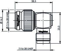 Telegärtner TNC-Winkelverbindungsstück 100023830