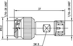 Telegärtner Adapter TNC-R-TNC 50 Ohm 100023837