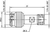 Telegärtner Adapter TNC-R-TNC 50 Ohm 100023837