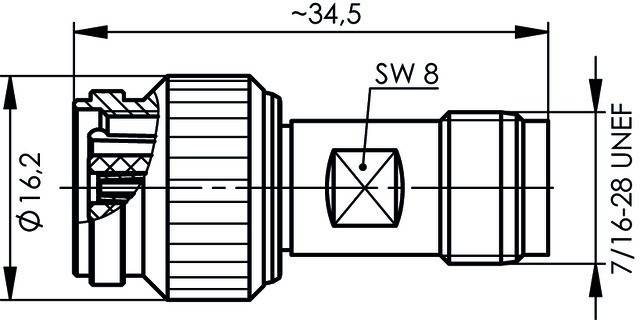 Telegärtner Adapter TNC-R-TNC 50 Ohm 100023838