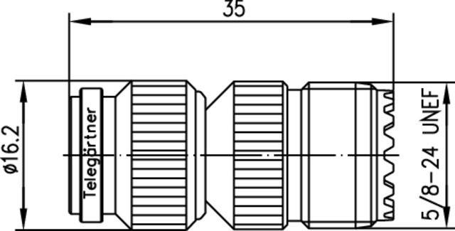 Telegärtner Adapter TNC-UHF (M-F) 100023859