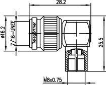 Telegärtner Winkeladapter TNC-FME 100023863