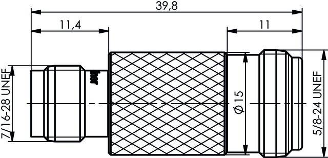 Telegärtner Adapter TNC-N (F-F) 100023866