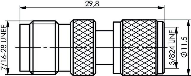 Telegärtner Adapter TNC-MiniUHF (F-M) 100023882