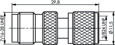 Telegärtner Adapter TNC-MiniUHF (F-M) 100023882