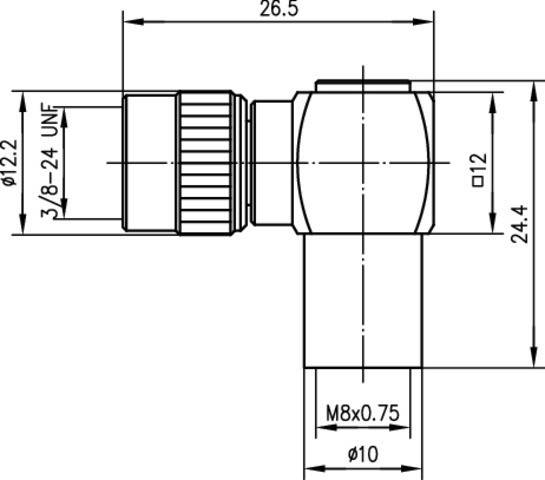 Telegärtner Winkeladapter MiniUHF/FME 100024364