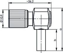 Telegärtner 1,6/5,6-Winkelstecker 100024375