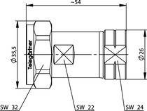Telegärtner 7-16-Kabelstecker SIMFIX 100024408