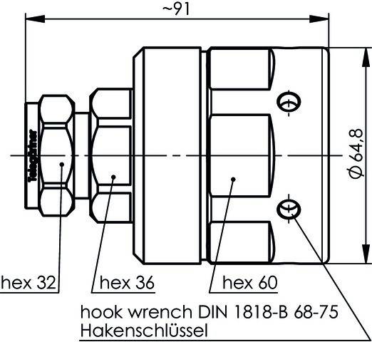 Telegärtner Kabelbuchse 100024439