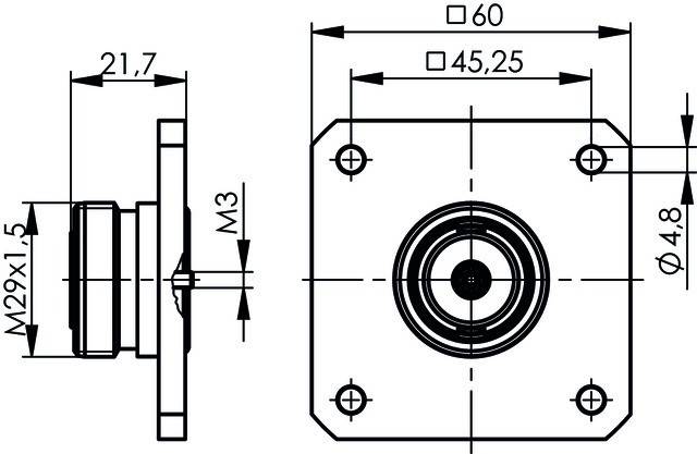 Telegärtner Gehäusekuppler 100024446