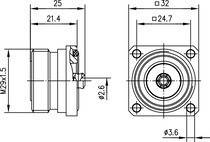 Telegärtner 7-16-Gerätebuchse 100024495