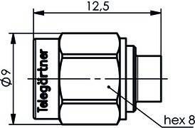 Telegärtner SMA-Kabelstecker Au 100024619