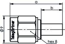 Telegärtner SMA-Kabelstecker cr NI 100024604