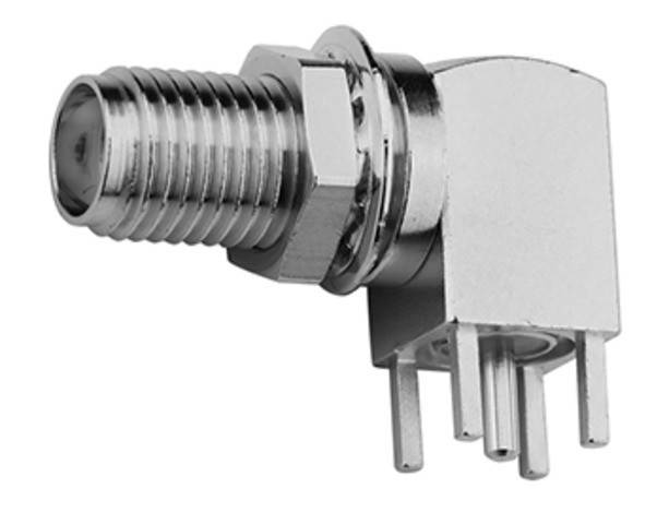 Telegärtner SMA-Winkeleinbaubuchse 100024686