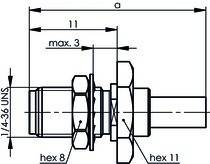 Telegärtner SMA-Einbaubuchse cr 100024699