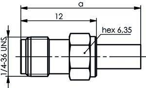 Telegärtner SMA-Kabelbuchse cr AU 100024691