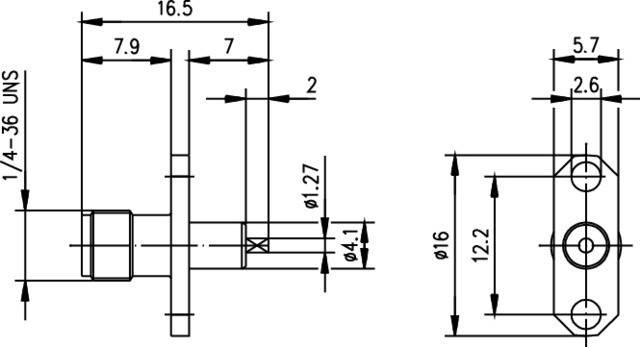 Telegärtner SMA-Einbaubuchse AU 50Ohm 100024707
