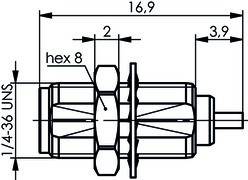 Telegärtner SMA-Einbaubuchse 50Ohm 100024708