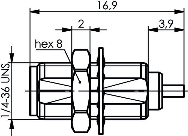 Telegärtner SMA-Einbaubuchse 50Ohm 100024708