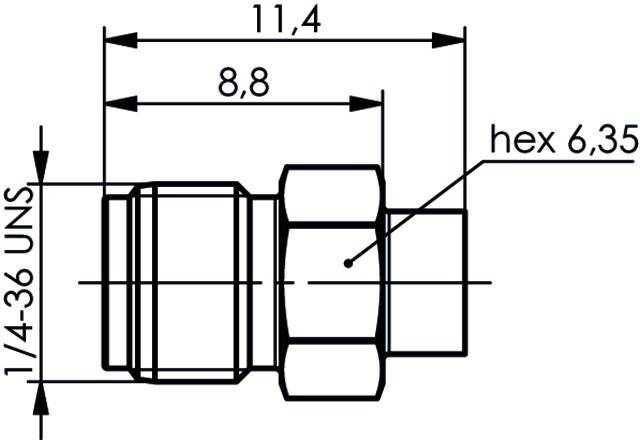 Telegärtner SMA-Kabelbuchse 50Ohm AU 100024730