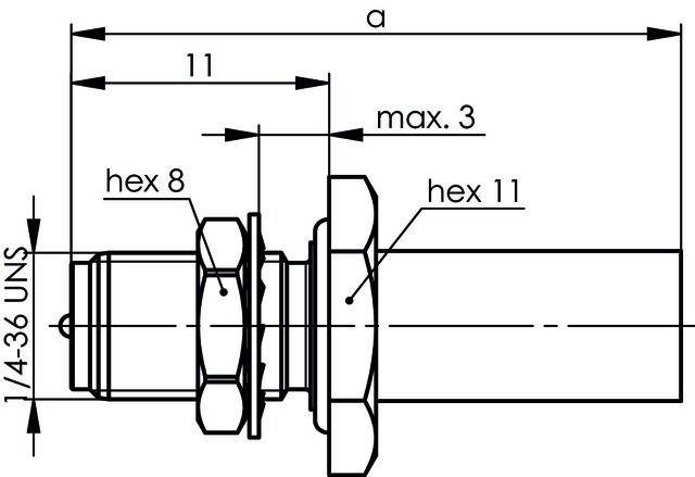 Telegärtner R-SMA-Einbaubuchse 100024759