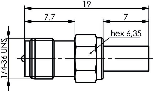 Telegärtner R-SMA-Kabelbuchse Reverse 100024762