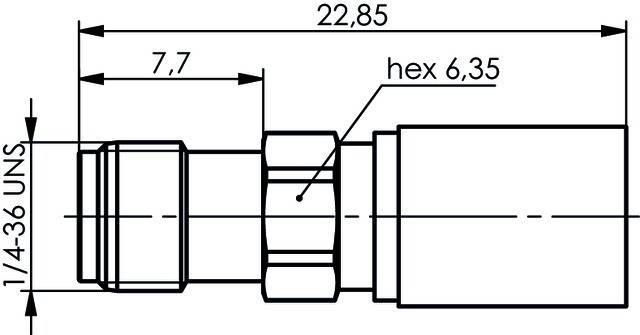 Telegärtner R-SMA-Buchse 100024764