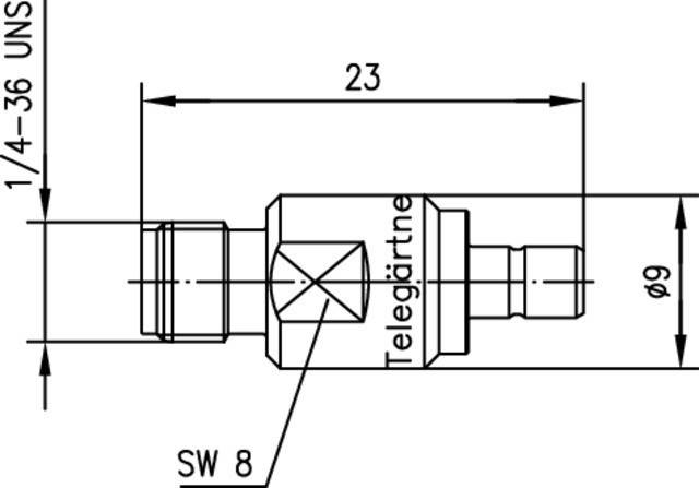 Telegärtner Adapter SMA-SMB f-m 100024809