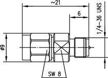 Telegärtner Adapter SMA - R-SMA 100024824