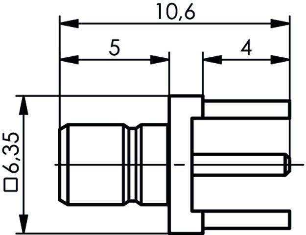 Telegärtner SMB-Anbaustecker AU 100024849